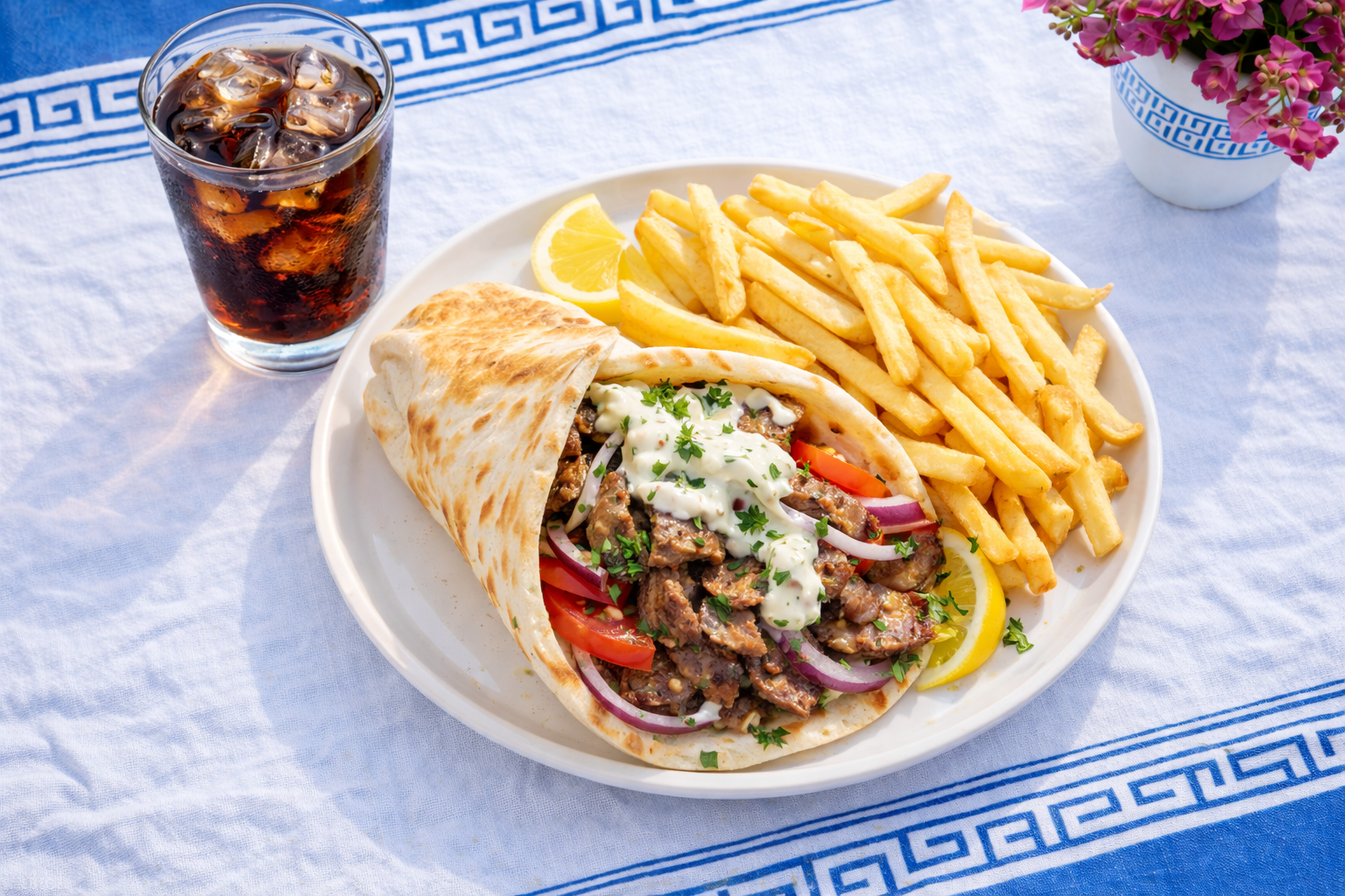 Gyro with Fries